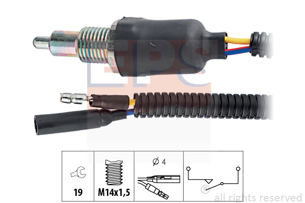 Spínač, světlo zpátečky EPS