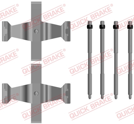 Sada příslušenství, obložení kotoučové brzdy QUICK BRAKE