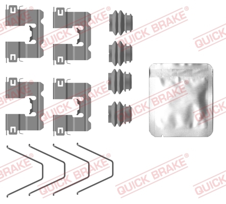 Sada příslušenství, obložení kotoučové brzdy QUICK BRAKE